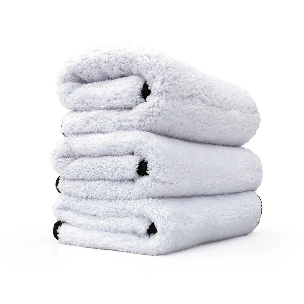 The Rag Company | Everest Ultra Plush 1100 Microfiber Towel, 3-Pack (16X16) 1
