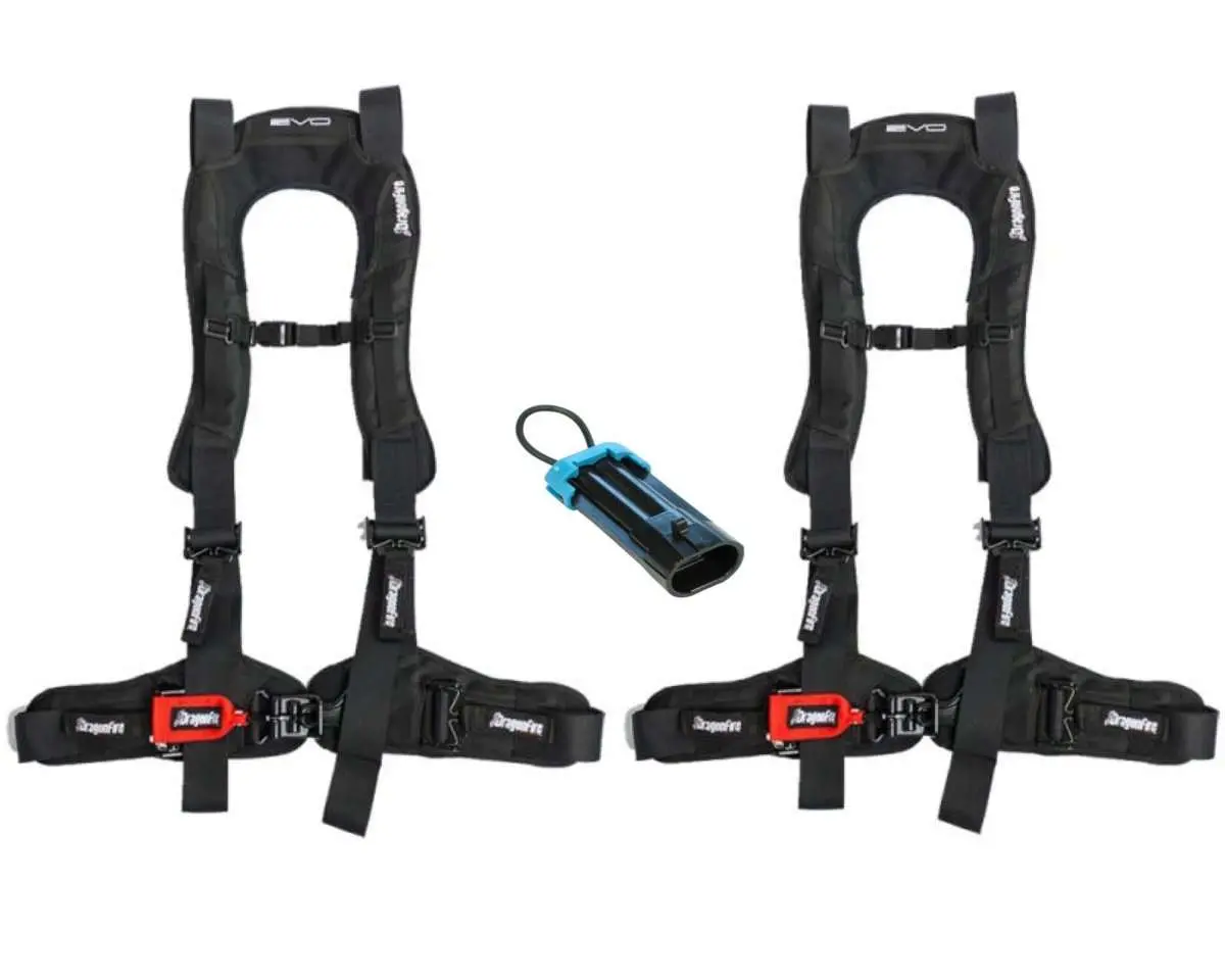 Evo Utv Harness Kit By Dragonfire Racing For Polaris Rzr & Can Am X3 14-0040 1