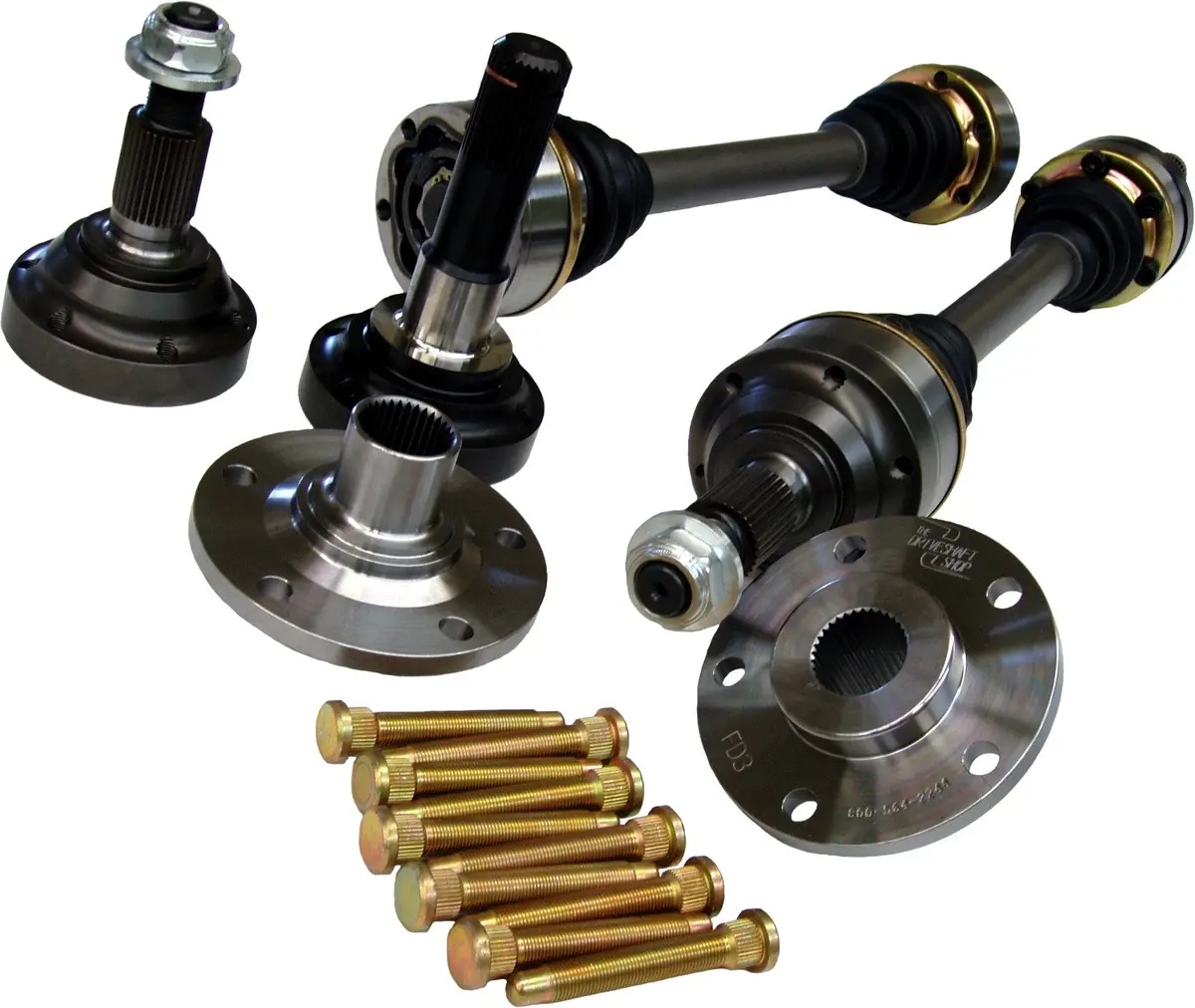 Driveshaft Shop: 2001-2004 Ford Cobra Pro-Level Axle/Hub Kit 1