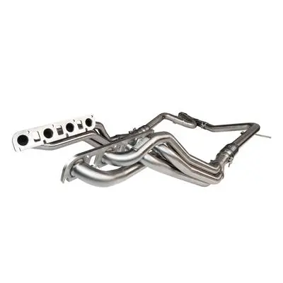 Kooks Headers & Exhaust - 2010+ Nissan Patrol Le 400Hp Series 2010-2013 Infiniti Qx56 / 2013+ Infiniti Qx80  1 7/8" X 3" Stainless Steel Long Tube Headers W/3" X Oem Stainless Green Catted Y-Pipe 1