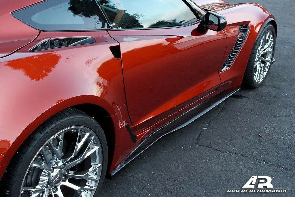 Apr Z06 Style Rocker Extensions Skirts  [C7 Corvette Grand Sport, Z06, Lt1 Lt4] 1