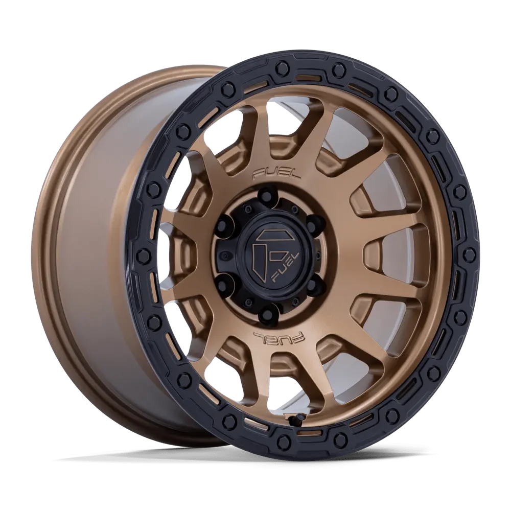 Fuel Fc884 Fortress - Matte Bronze W Gloss Black Lip 1