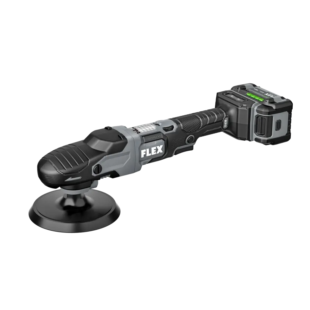 Flex 24V Brushless Cordless Rotary Polisher Kit With (2) 5.0Ah Lithium Battery And 160W Fast Charger 1