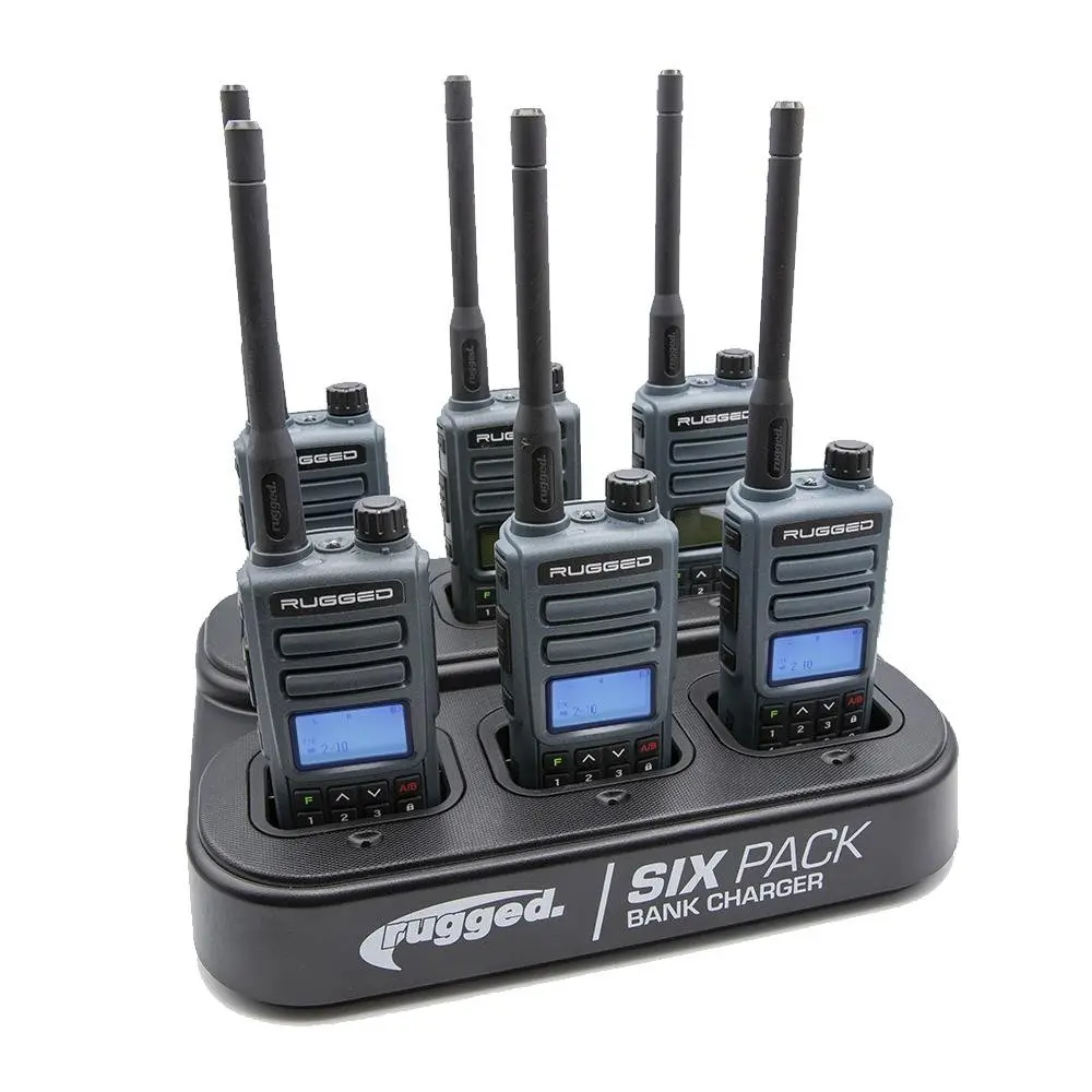 Gmr2 Handheld Radio 6-Pack With Bank Charger 1