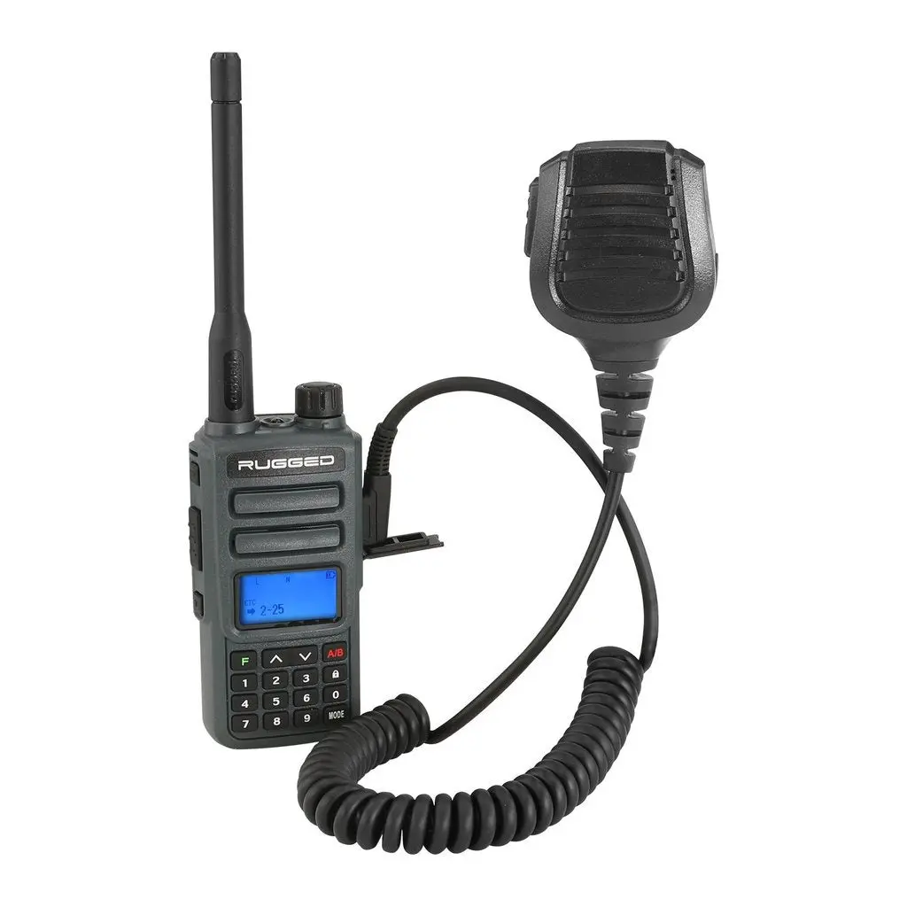 Gmrs Handheld Radio With Hand Mic | Rugged Radios Gmr2 1