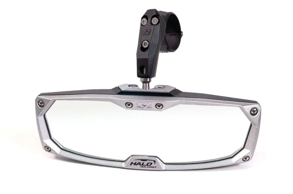 Halo-Ra Cast Rearview Mirror With  2.0″ Round Tube Mount | Seizmik 18025 1