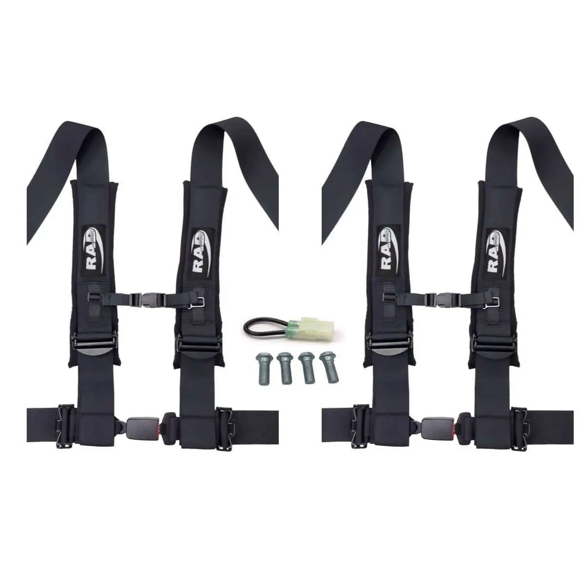 Honda Talon 4 Point 3" Auto Latch Harnesses Kit 1