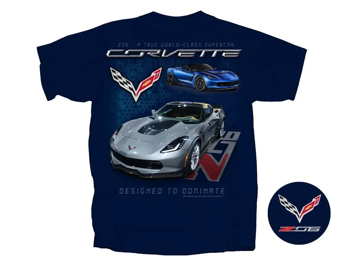 Corvette T-Shirt: C7 Z06 "Designed To Dominate" 1