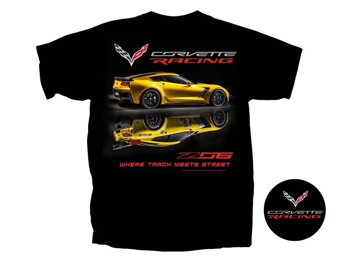 Corvette T-Shirt: Z06 & Corvette Racing "Where Track Meets Street" 1