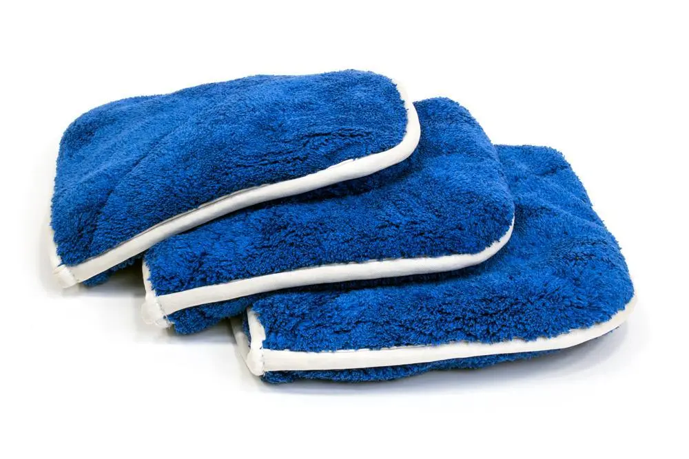 Autofiber Double Flip Rinseless Car Wash Microfiber Towel 3 Pack 8" X 8" 1
