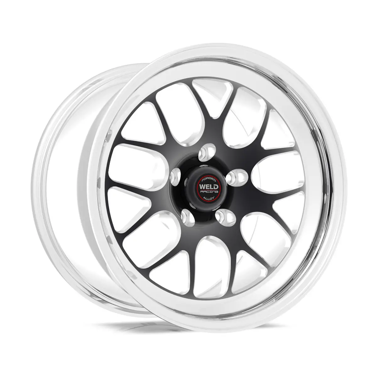 Weld: 18X8.5 Rt-S S77 Forged Aluminum Black Anodized Wheel 1