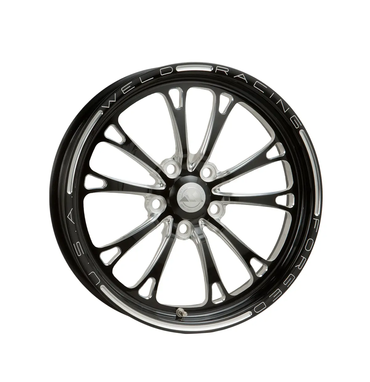 Weld: 18X6 V-Series 1-Piece Black Drag Wheel 1