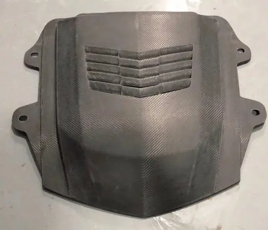 Weapon-X: Vented Hood Cowl - Carbon Fiber  [C7 Corvette Zr1] 1