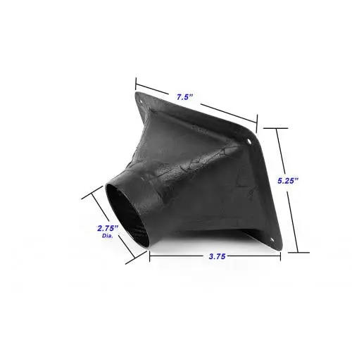 Apr Air Duct 7.5" X 5.18" (Single Pc) 2