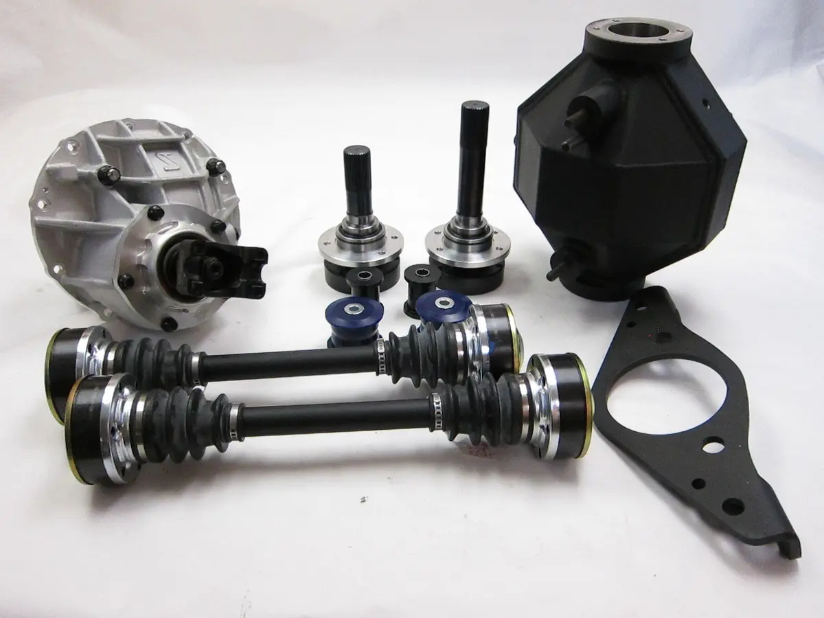 Driveshaft Shop: 1993-1998 Toyota Supra 9" Direct Bolt-In Rear Conversion Kit - Manual 1