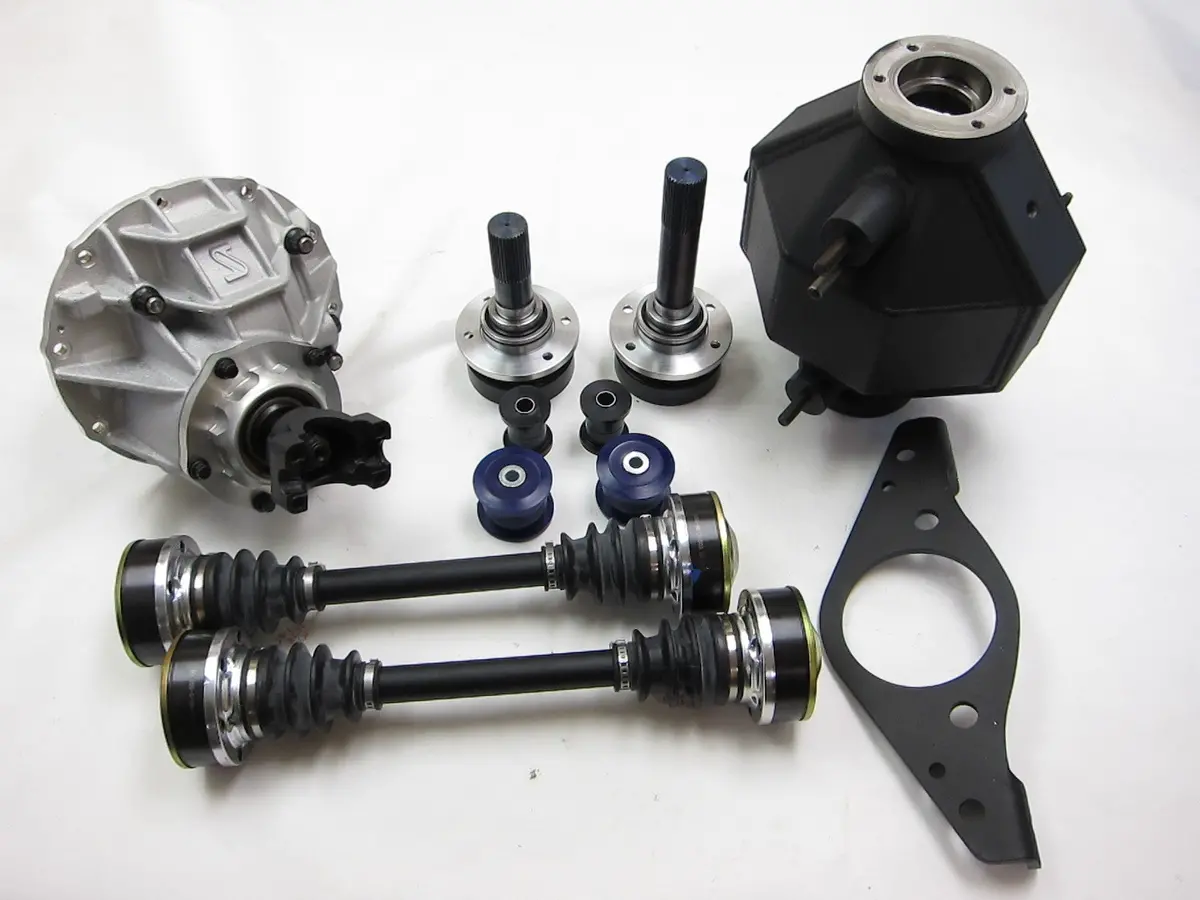 Driveshaft Shop: 1993-1998 Toyota Supra 9" Direct Bolt-In Rear Conversion Kit - Automatic 1