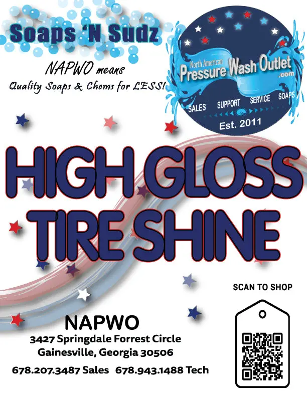 High Gloss Tire Shine By Soaps 'N Sudz 1