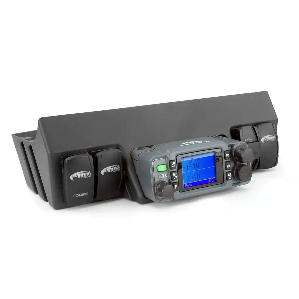 Jeep Jk Upper Windshield Radio Mount Gmr25 And Abm25 | Rugged Radios 1