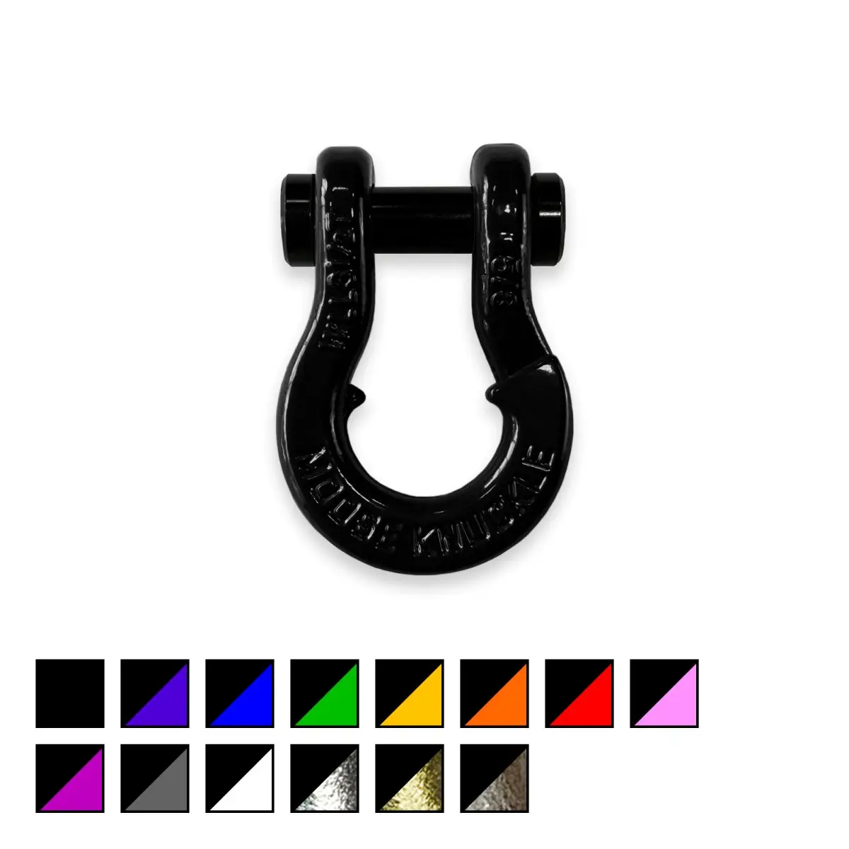 Jowl Sxs Recovery Black Split Shackle 5/8 1