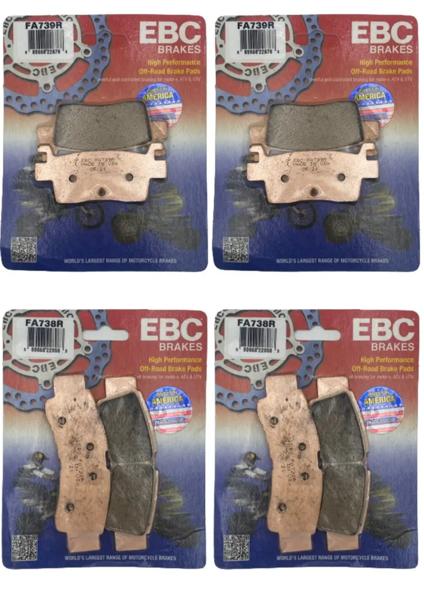 Kawasaki Krx 1000 Ebc “R” Front & Rear Brake Pads 1