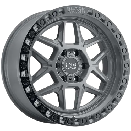 Black Rhino Kelso Battleship Grey W/Black Lip 1