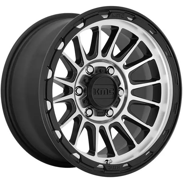 Kmc Impact Km542 Satin Black Machined 1