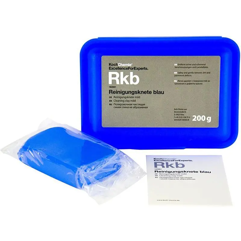 Koch Chemie Reinigungsknete Blau Clay Bar (Blue/Mild) 200G 1