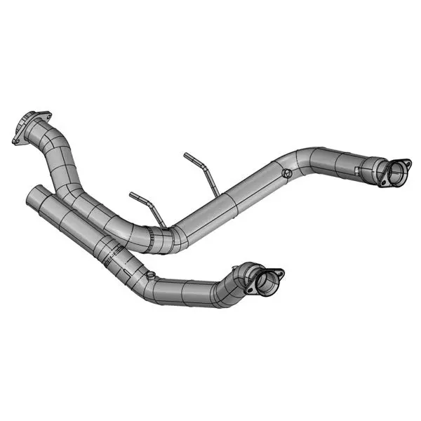 Kooks Headers & Exhaust:  2017+ Ford F-150 Raptor Non-Catted 3" Downpipe Ecoboost V6 3.5L 1