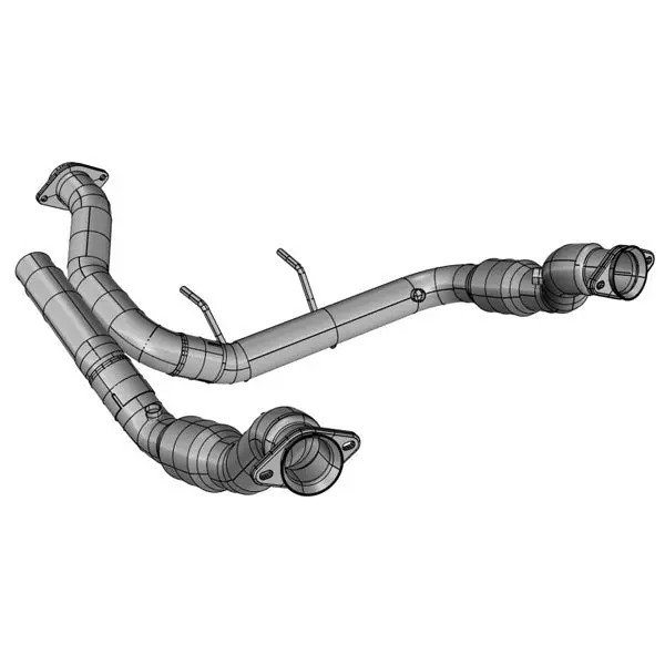 Kooks Headers & Exhaust:  2017+ Ford F-150 Raptor Green Catted 3" Downpipe Ecoboost V6 3.5L 1