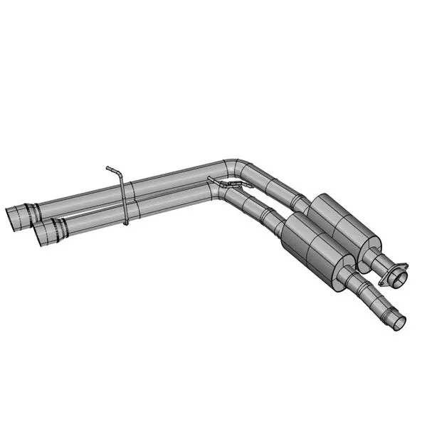 Kooks Headers & Exhaust:  2017+ Ford F150 Raptor Crew Cab Side Exit Cat Back Exhaust (Polished Tips) 1