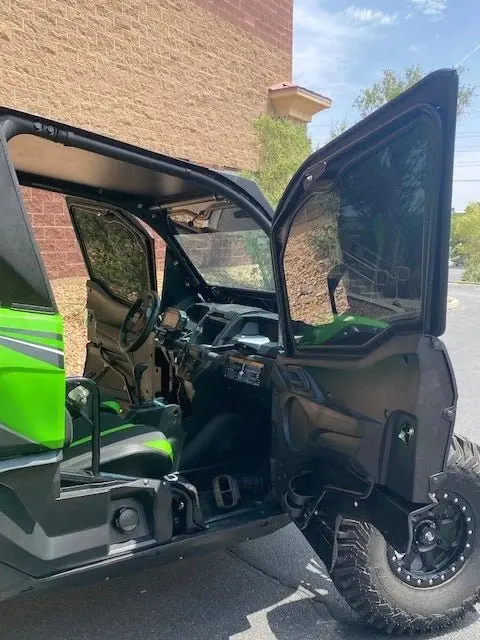Krx 1000 2-Seat Cab Enclosure "The Vault" Upper Side Doors & Panels | Dirt Warrior 1
