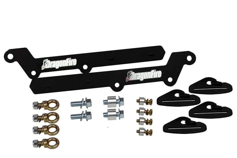 Krx 1000 3" 4 Point Harness Kit By Dragonfire Racing 2