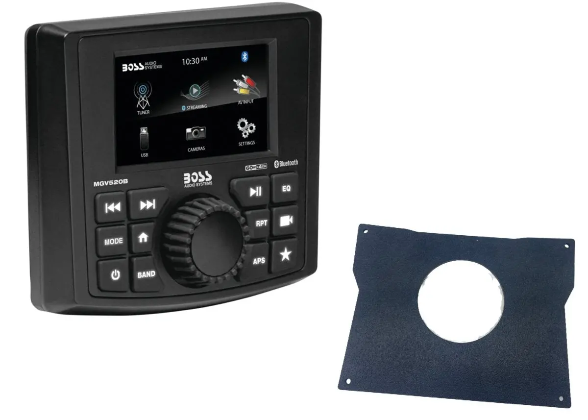 Krx 1000 Bluetooth Stereo Package With Back-Up Camera Inputs | Boss Audio 2
