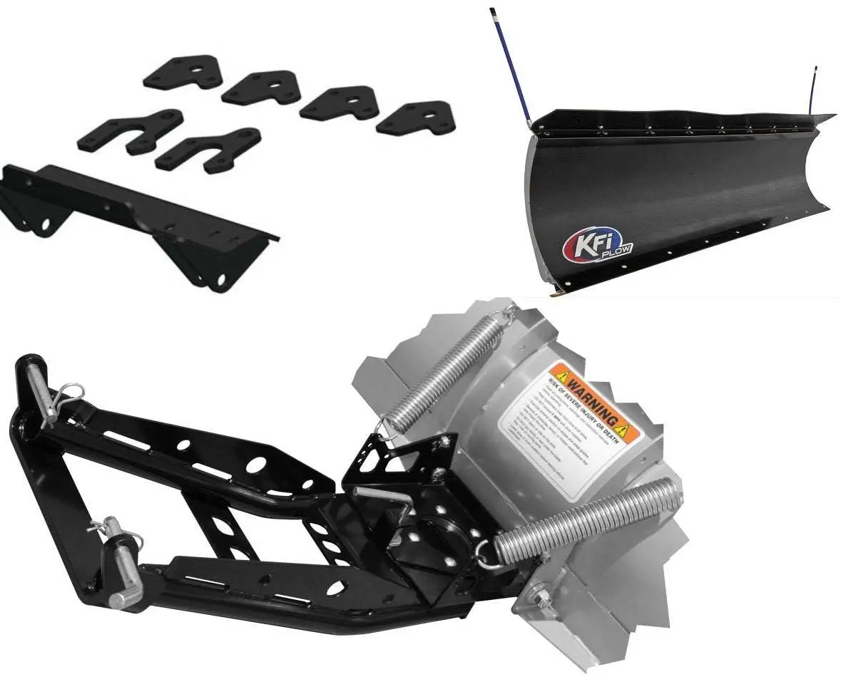 Krx 1000 Snow Plow Kit | Plow Mount | Push Tubes | Snow Plow Blade 2