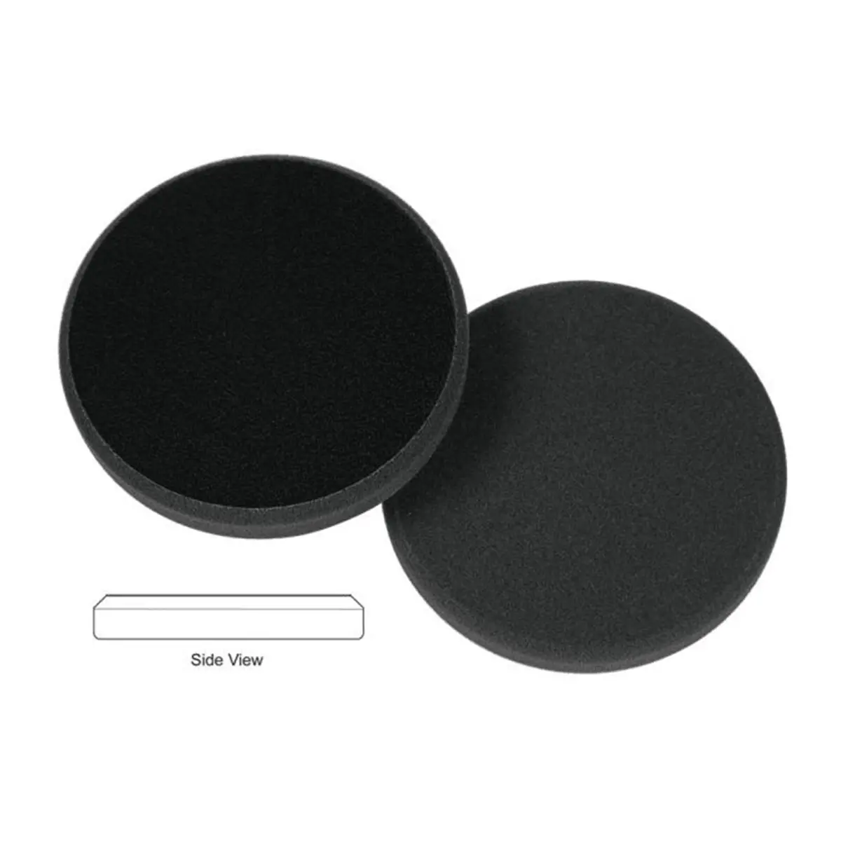Lake Country Black Flat Foam Finishing Pad – Ultra-Smooth Final Coat