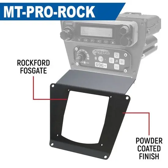 Lower Accessory Panel For Polaris Rzr Pro Xp, Rzr Turbo R, And Rzr Pro R Dash Mount Radio And Intercom 8