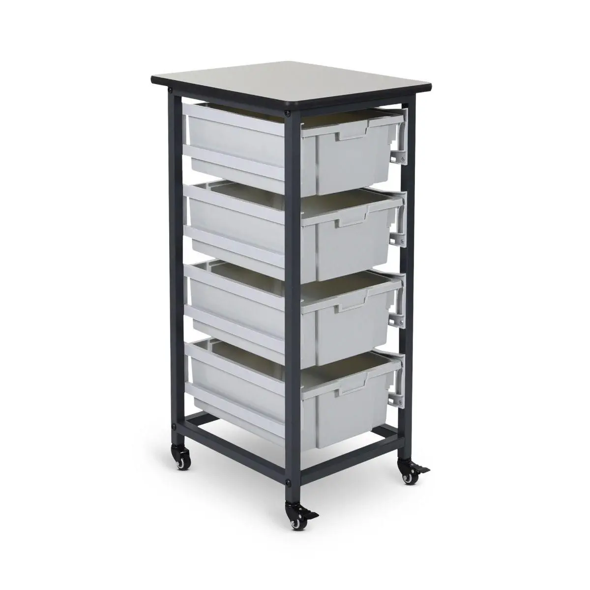 Luxor Mbs-Sr-4L Mobile Bin Storage Unit 1
