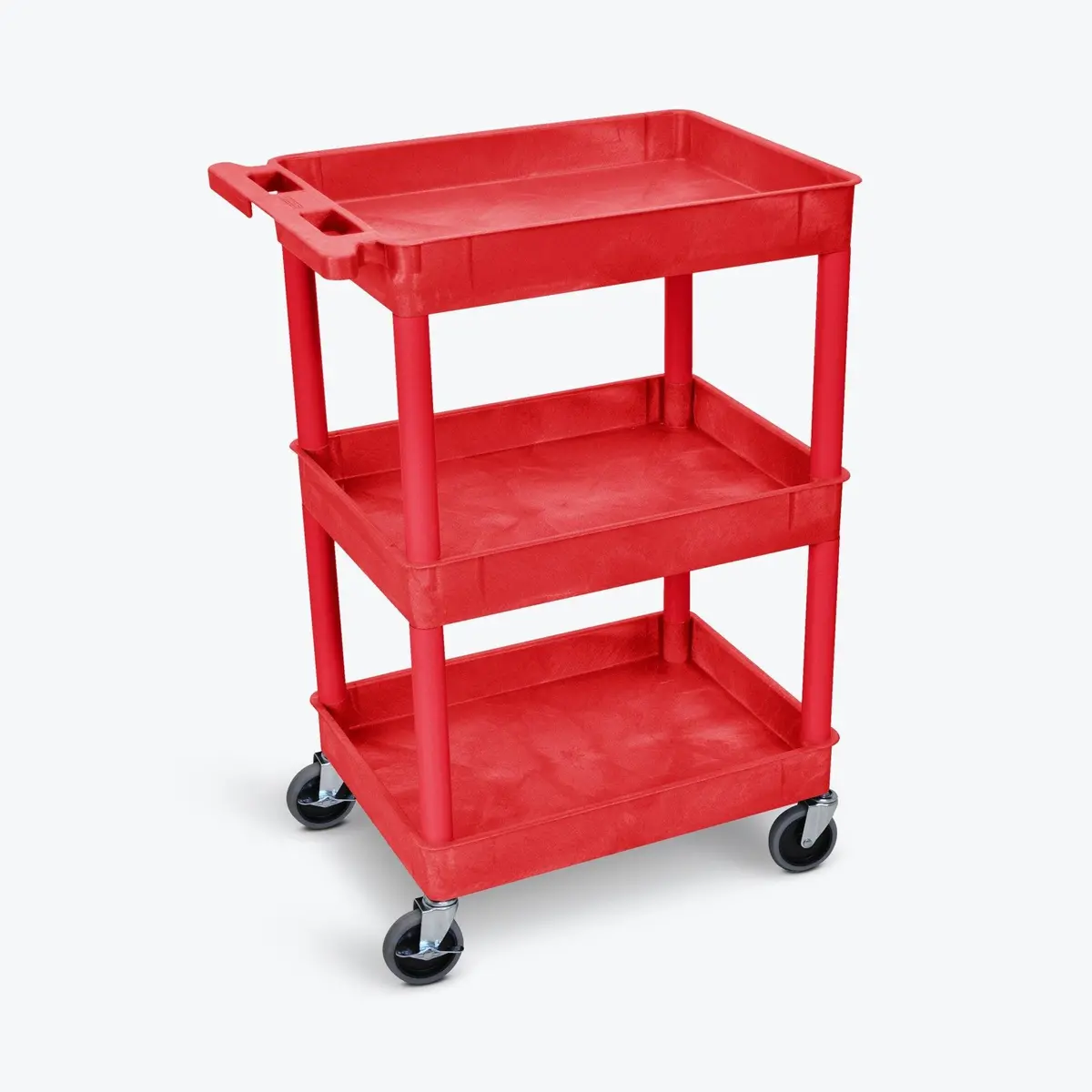 Luxor Heavy-Duty 3-Shelf Utility Detailing Cart 1