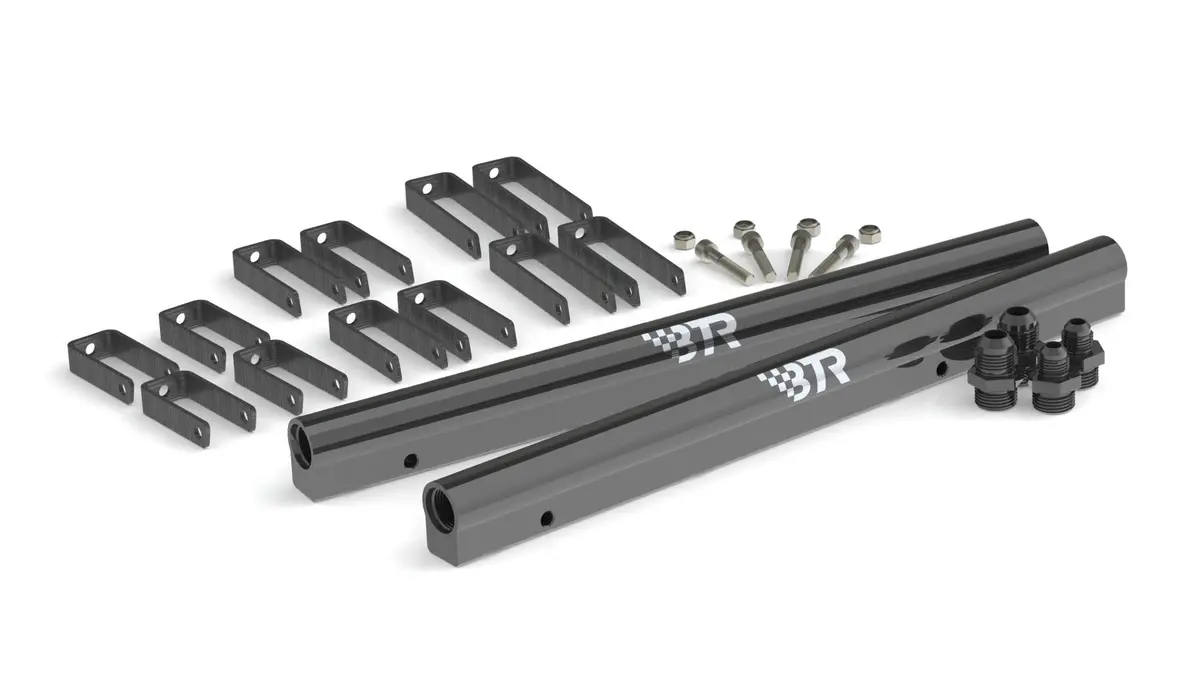 Btr:  Billet Fuel Rail Kit - For Equalizer And Trinity Intake Manifolds - Frk-01 1