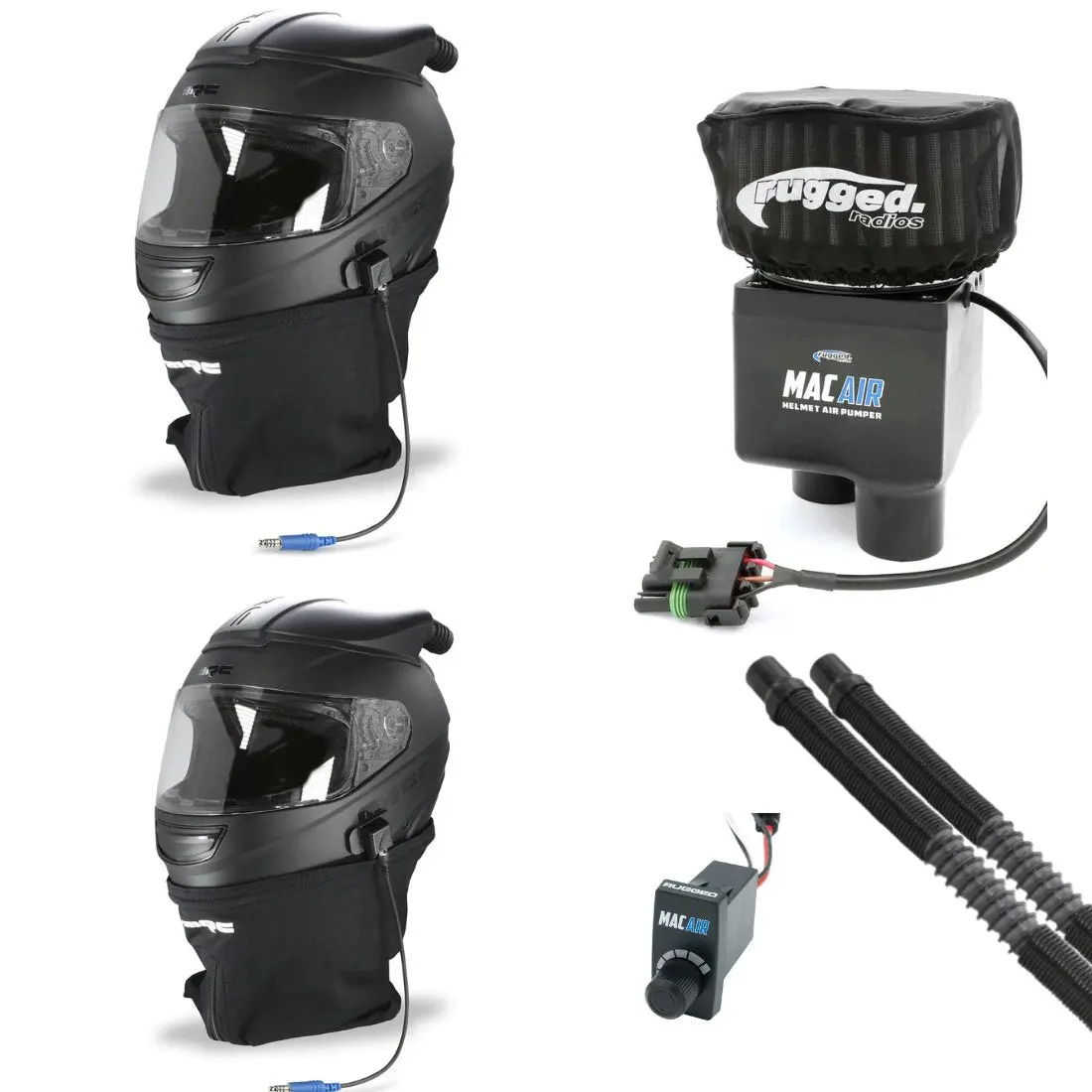 Mac Air Two Person Air Pumper System Wired Side Air Mrc Pumper Helmets | Rugged Radios 1