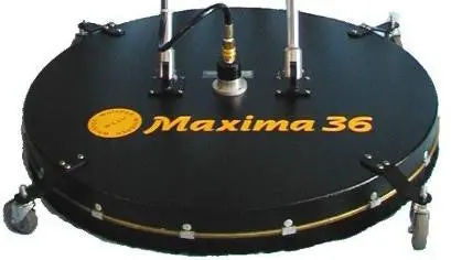 Maxima 36" Rotary Cleaner W/Wheels By Whisper Wash (6808) 2