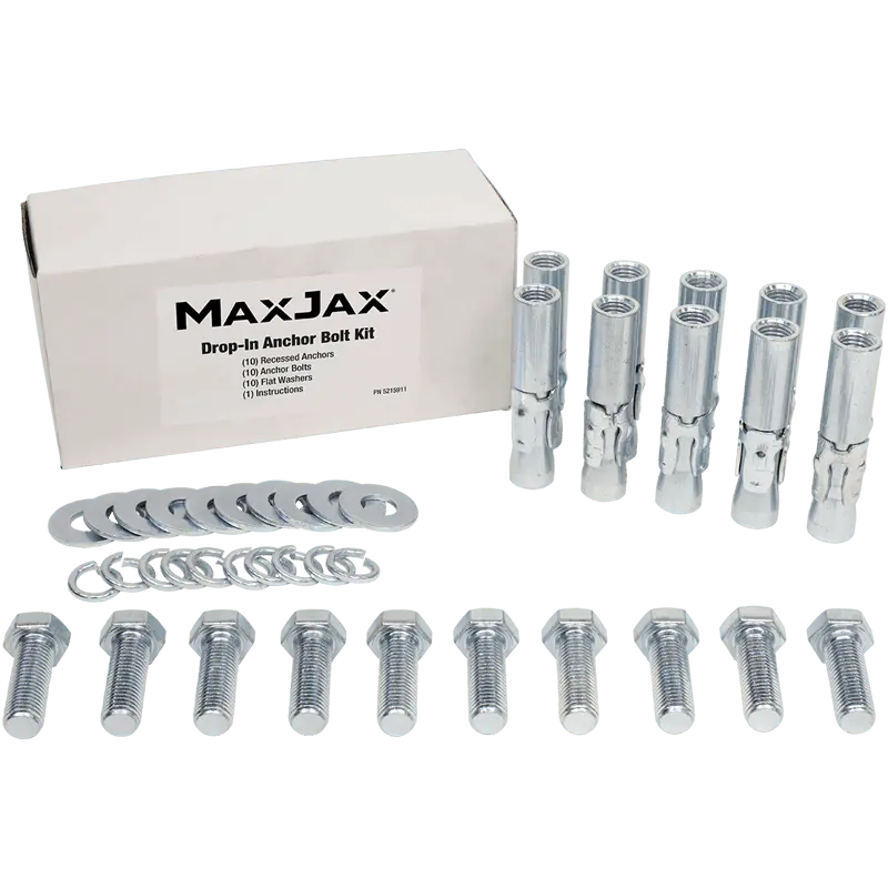 Maxjax Anchor Bolt Kit - Standard Anchor Bolt Kit 1