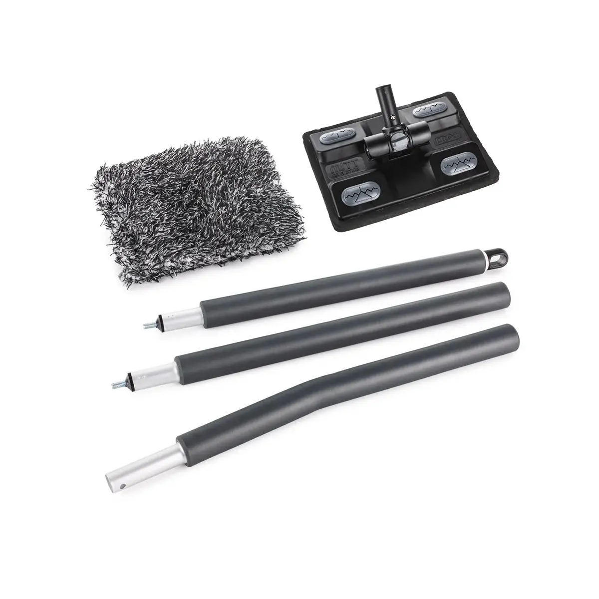 The Rag Company Mitt On A Stick – Ultimate Reach Wash Tool (3 Pole) 1