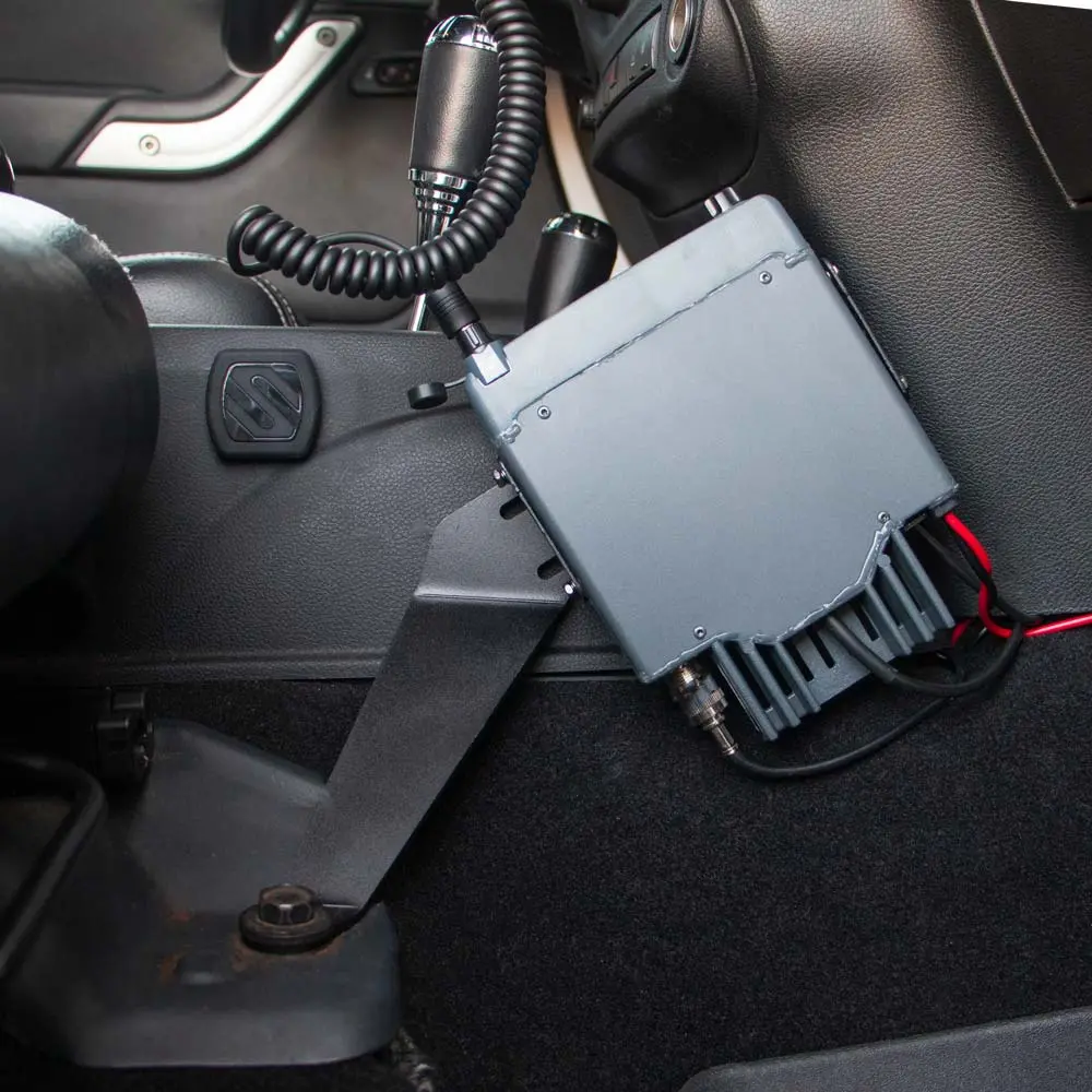 Mobile Radio Mount For Jeep Jk (Jku 4 Door Only) Passenger Side Interior 2