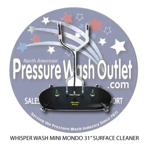 Whisper Wash 31" Mini Mondo Force Surface Cleaner (6802) 1