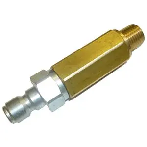 Inline Filter By Mtm Hydro 5000 Psi 1/4" Qc Plug X 1/4" Mpt (5168) 1