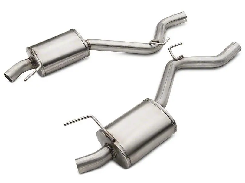 American Racing: 2015-2017 Mustang 5.0L Coyote Axle-Back Pure Thunder Mufflers & 4" Polished Tips 2