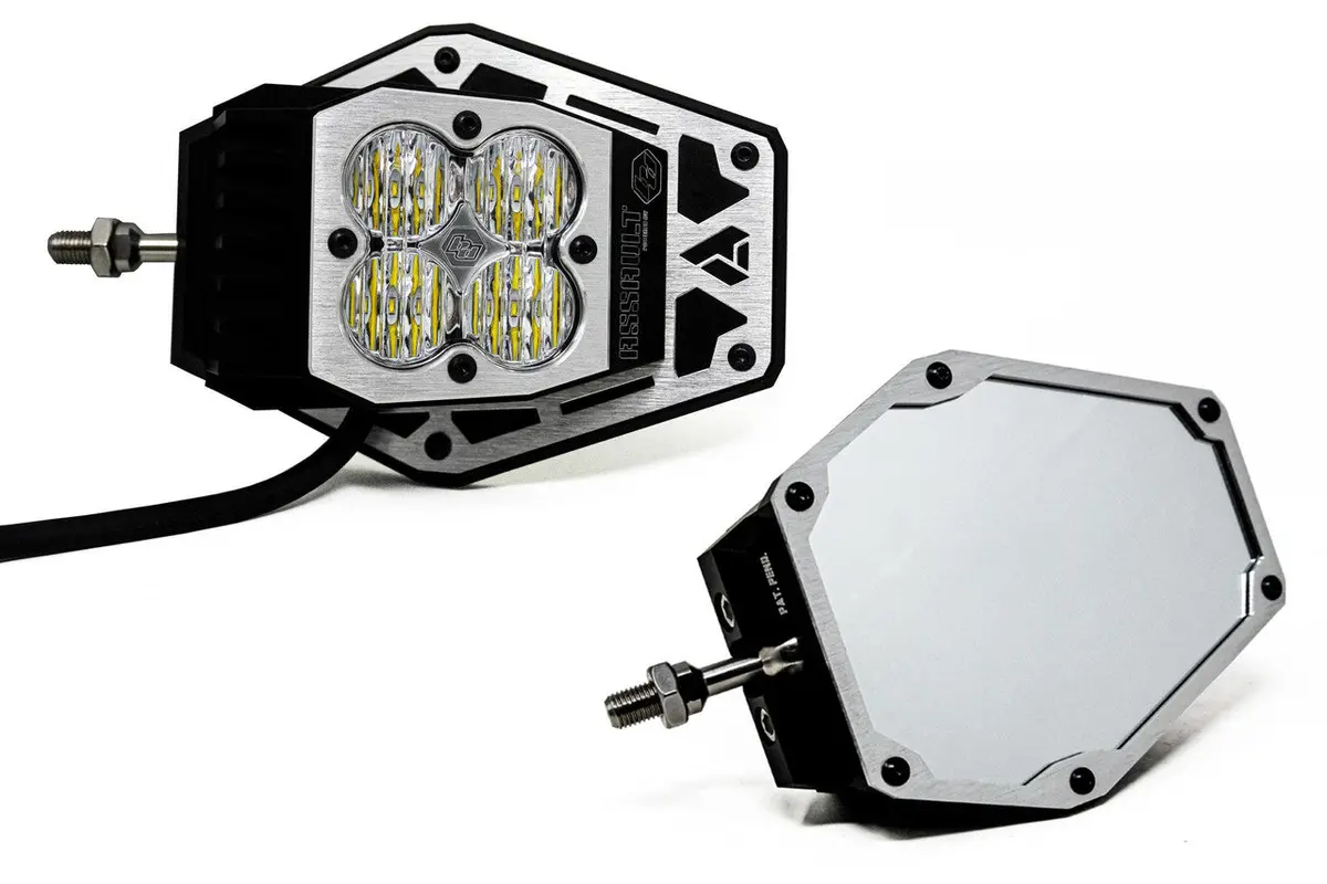 Squadron Nighthawk Mirror Utv Led Light Kit 1.75" Cage 2