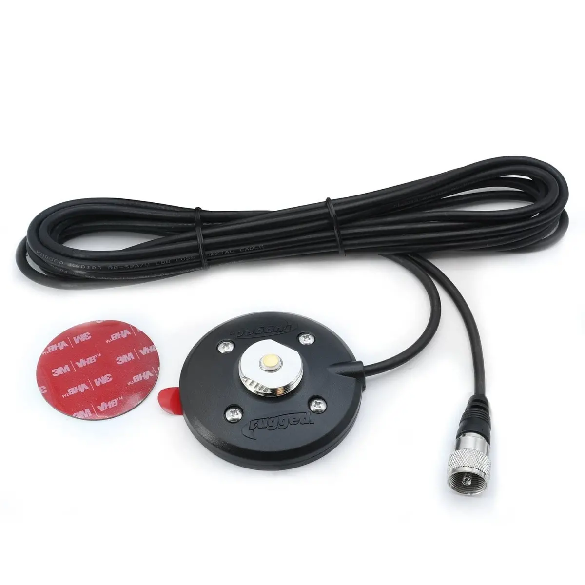 Nmo - Adhesive Antenna Mount With 15' Coax Cable 1