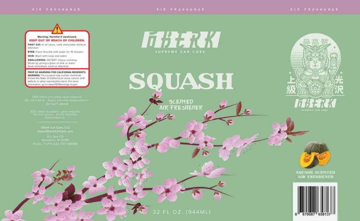 Oberk Japanese Squash Air Freshener 2